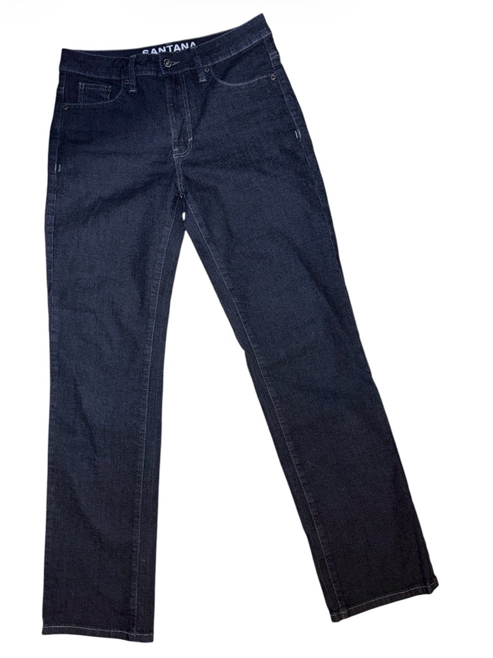 Santana Jeans Dark Wash Denim Straight Leg Pants / Size 8×32